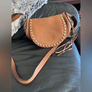Rebecca Minkoff Brown Crossbody Bag with Structured Design